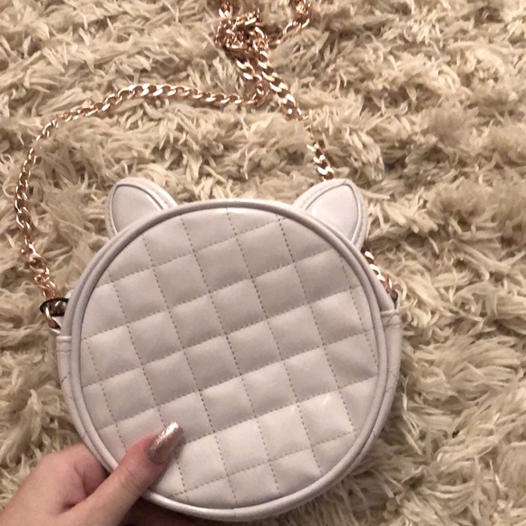 Ariana Grande Handbags - White purse with kitty ears